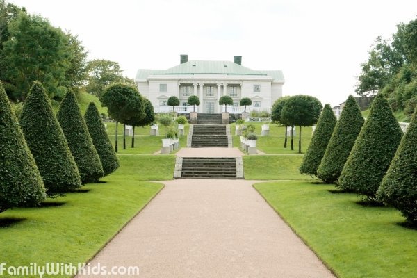 Gunnebo House and gardens, дворец и сад в Гётеборге, Швеция